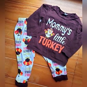 👶5/$15 Baby Boy's Thanksgiving Pj's